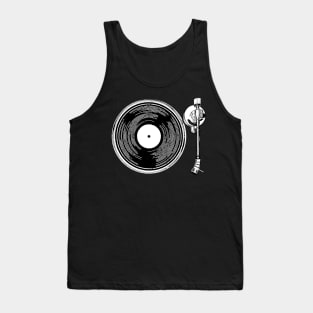 Record player with record Tank Top